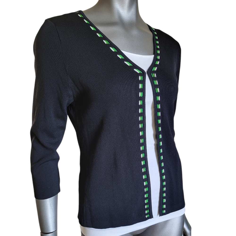 NWT Finity Navy Blue Cardigan - Size Large
